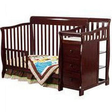 Load image into Gallery viewer, Dream on Me Brody 5 - in - 1 Convertible Crib with Changer. Cherry